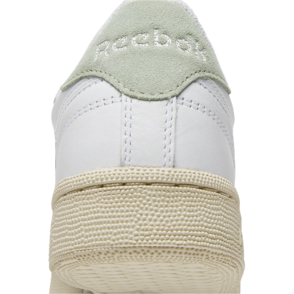 Reebok Womens Club C 85 Vintage, Footwear White/Paper White/Vintage Green,7
