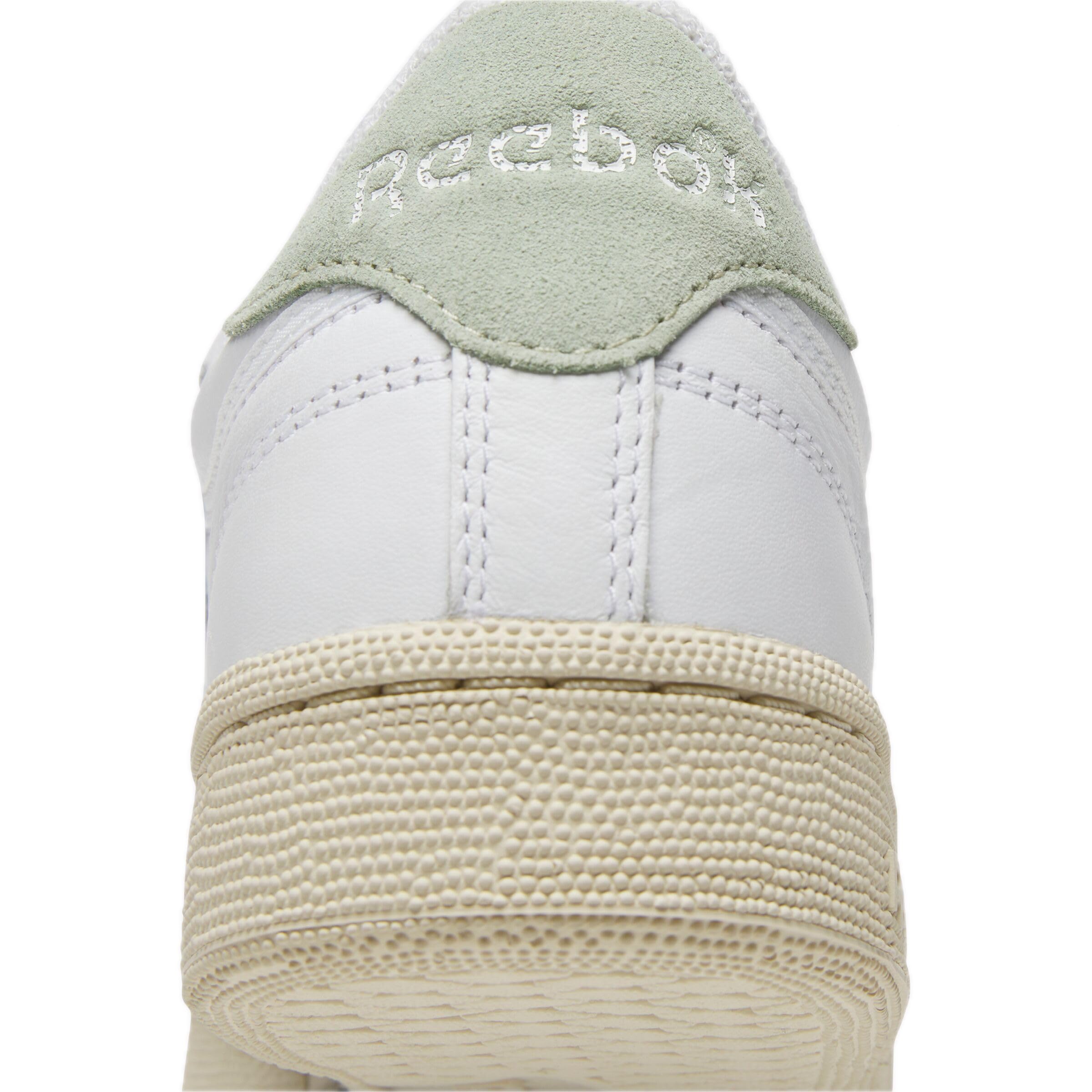Reebok Womens Club C 85 Vintage, Footwear White/Paper White/Vintage Green,7