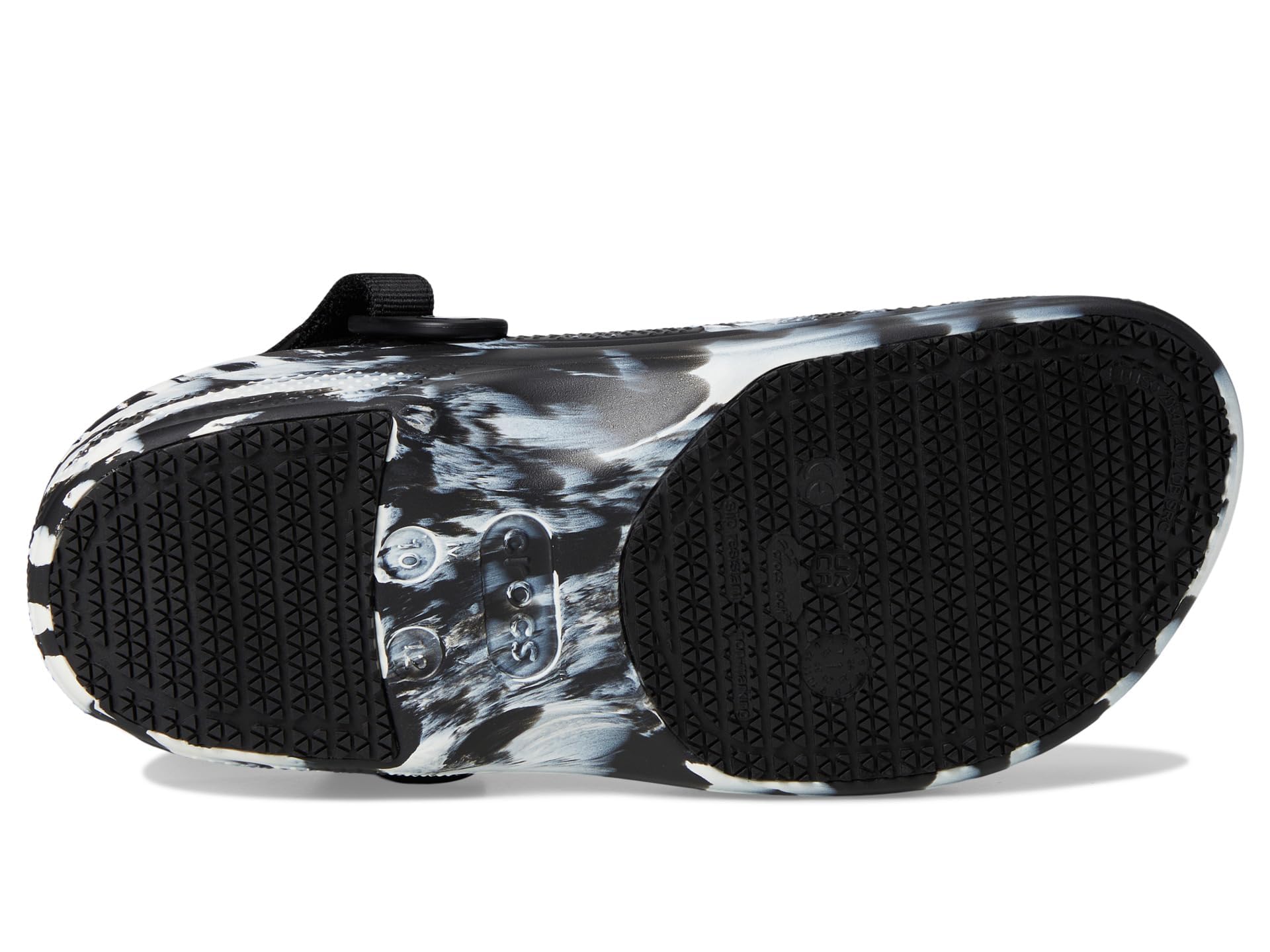 Crocs Unisex-Adult Classic Work Clogs, Adjustable Slip Resistant Work Shoes with Hole-Free Construction