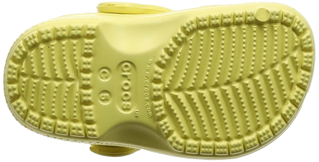 Crocs Unisex-Child Classic Clogs, Lemon, 12 Little Kid