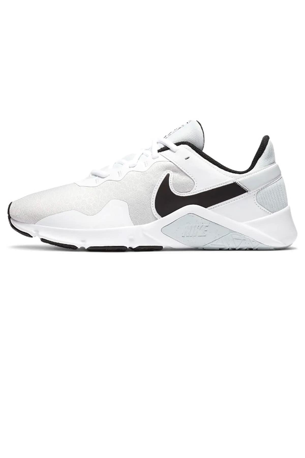 Nike Legend Essential 2 Men's Trainers, 13 UK, Pair, Grey Pure Platinum Black White, 14 US