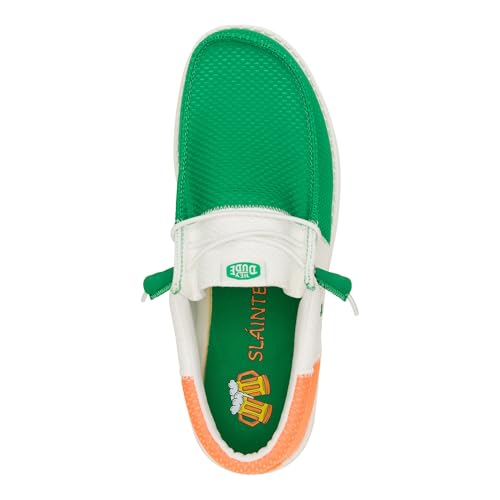 HEYDUDE Wally Tri Irish Flag, Men’s Shoes, Men's Slip-on Loafers, Comfortable & Light-Weight