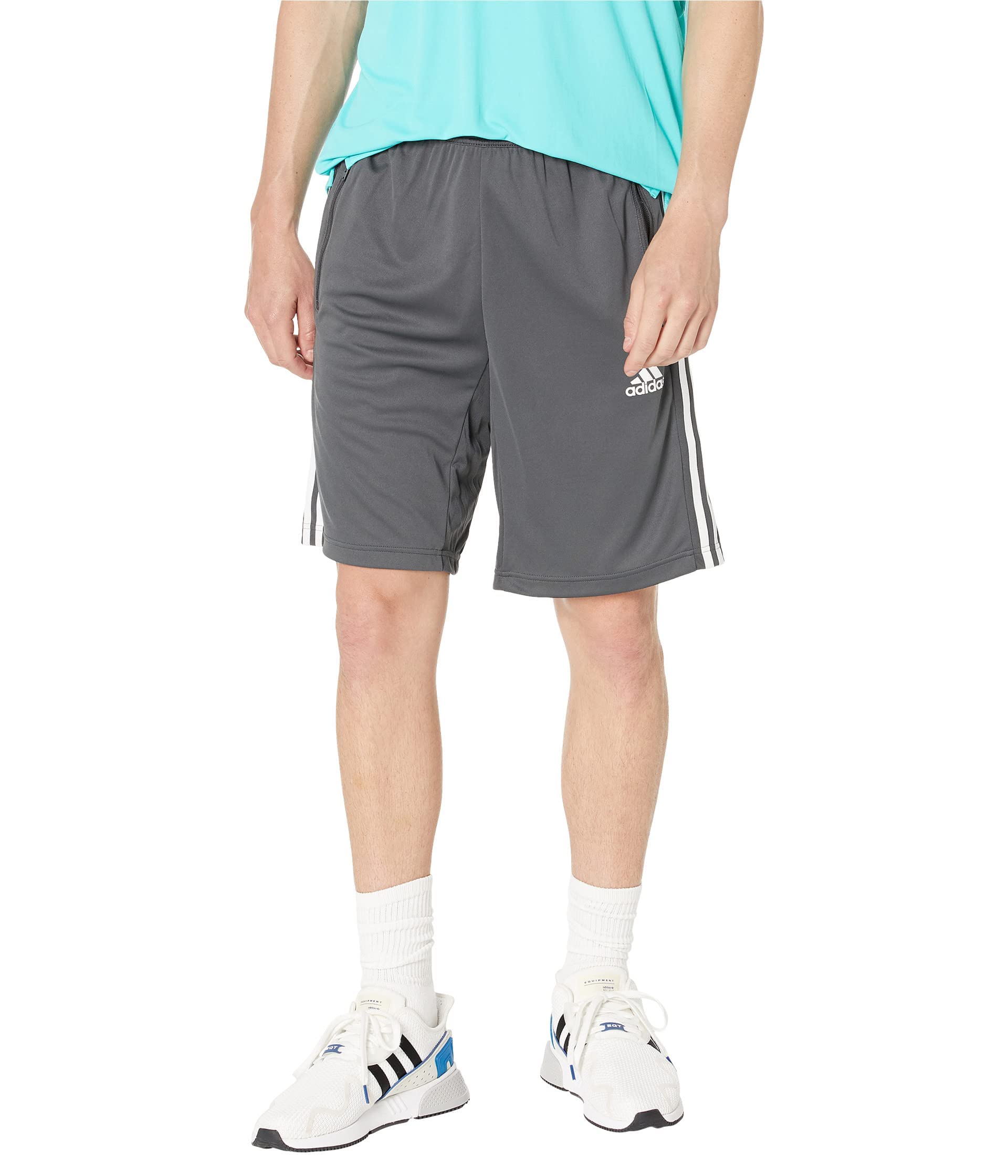adidas Men's Designed 2 Move 3-Stripes Primeblue Shorts