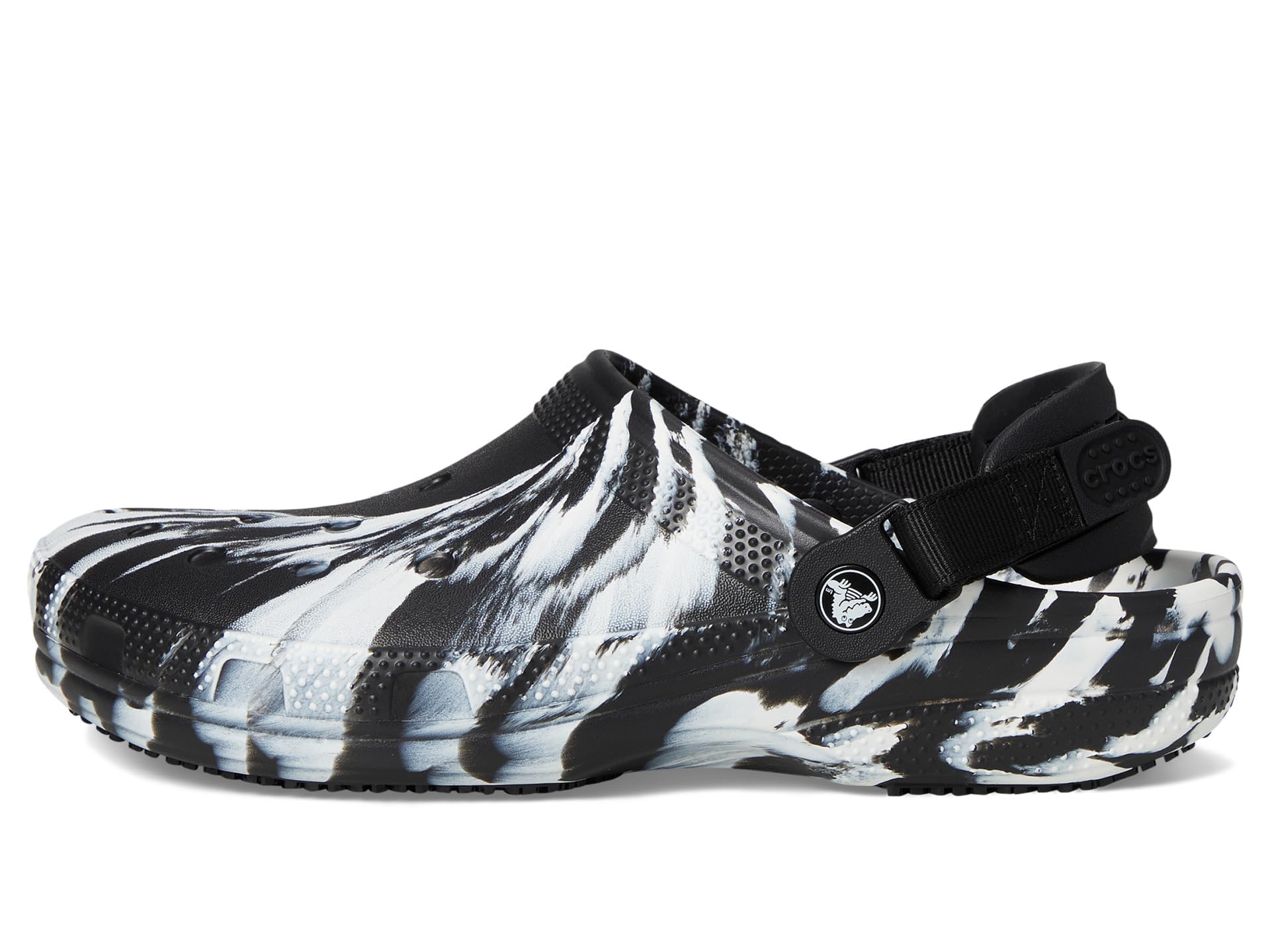 Crocs Unisex-Adult Classic Work Clogs, Adjustable Slip Resistant Work Shoes with Hole-Free Construction