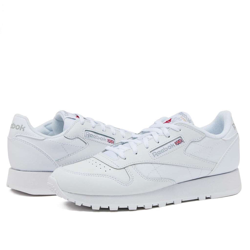 Reebok Classic Leather Girls & Boys Shoes for Kids, Toddler, Little Kid or Big Kid Sneakers, White, 6 Big Kid