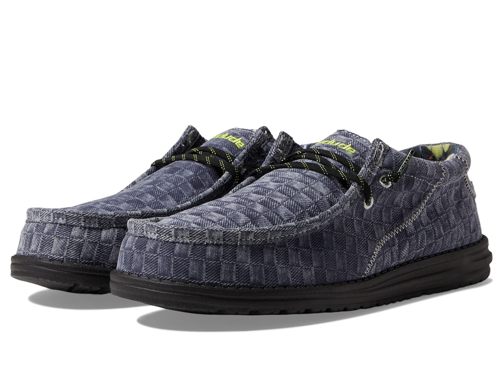 Hey Dude Men's Wally Break Cali Mutiple Colors & Sizes | Men’s Shoes | Men's Lace Up Loafers | Comfortable & Light-Weight