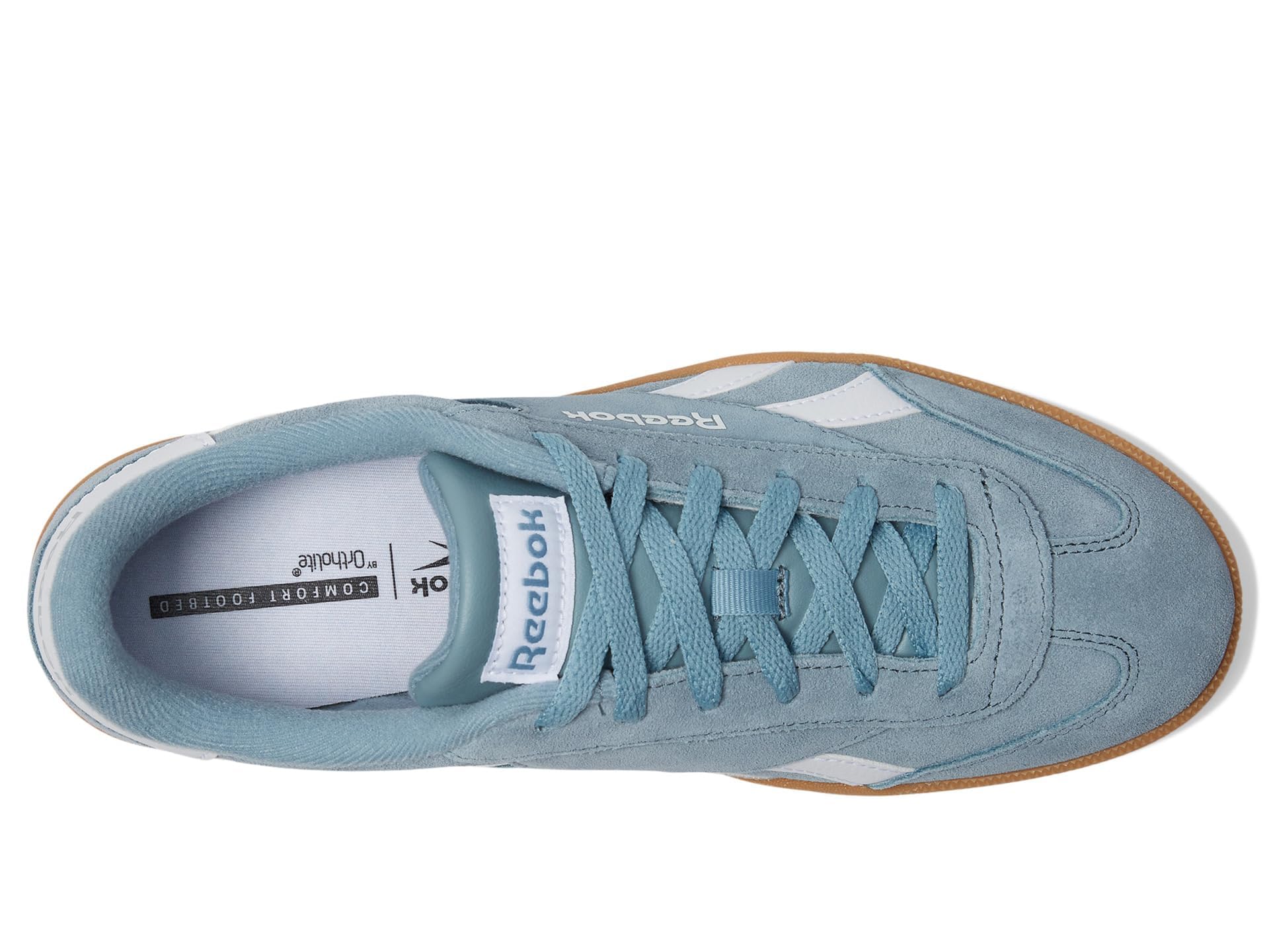 Reebok Unisex Smash Edge Sneaker, Soft Slate/White/Gum, 12 Women/10.5 Men