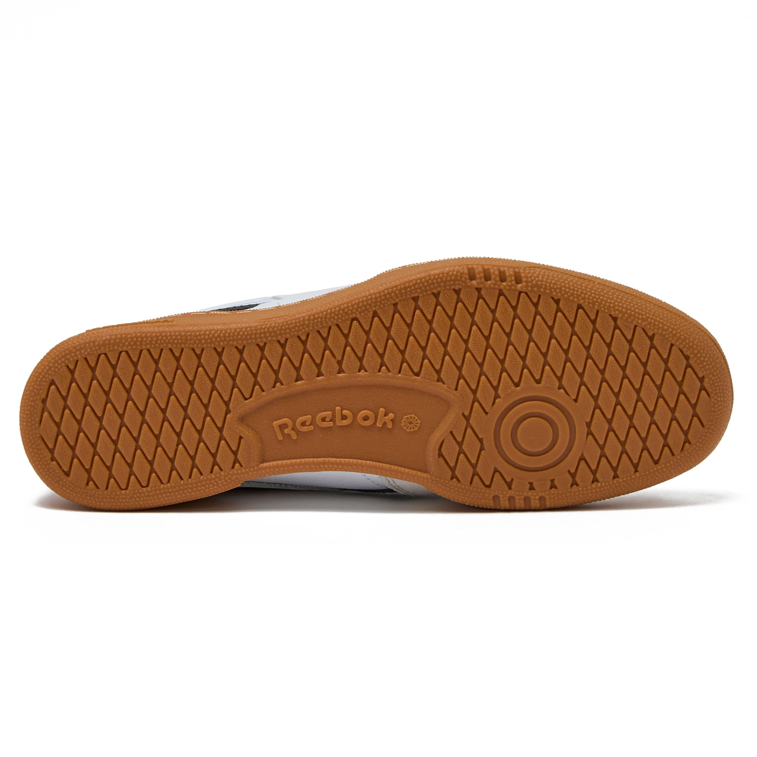 Reebok Club C Revenge Vintage Sneakers for Men - Casual Tennis Mens Shoes, White/Black/Gum, 7