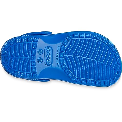 Crocs Kids Classic Clog (Toddler) - Clogs for Kids - Synthetic Upper - Ventilation Holes - Round Toe Blue Bolt 8 Toddler M