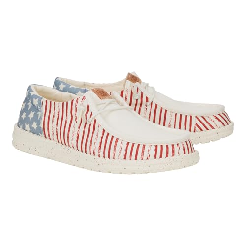 HEYDUDE Women's Wendy Americana/Patriotic Loafer