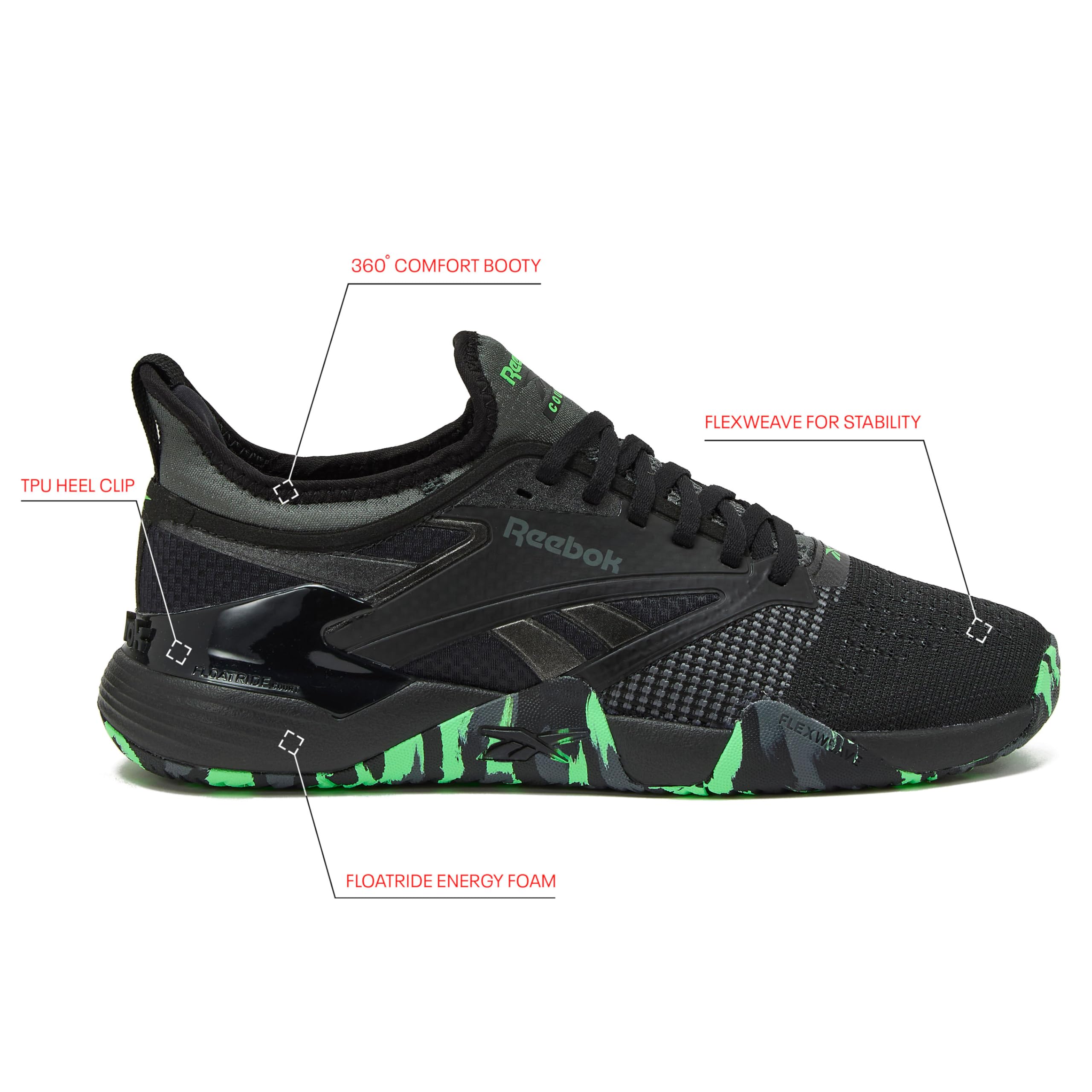 Reebok Men's Nano Court Sport Pickleball Shoes