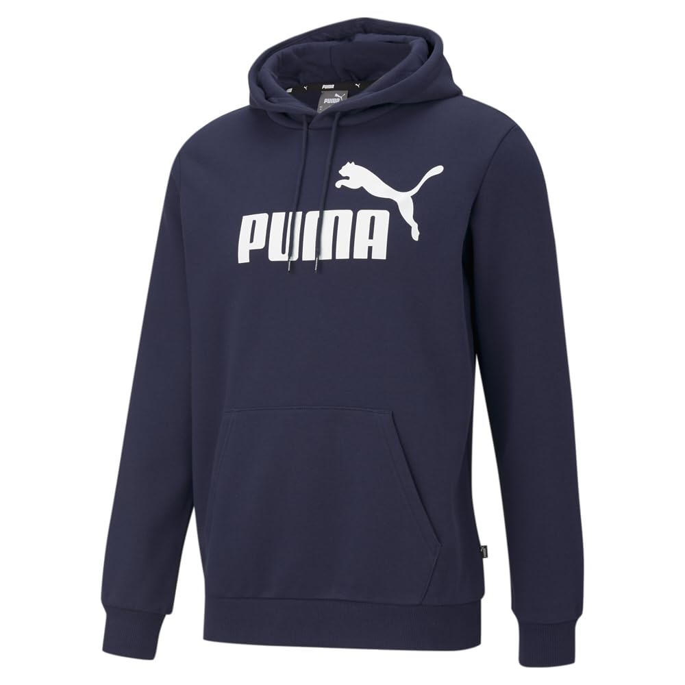 PUMA mens Essentials Logo Fleece Hoodie (Available in Big & Tall)