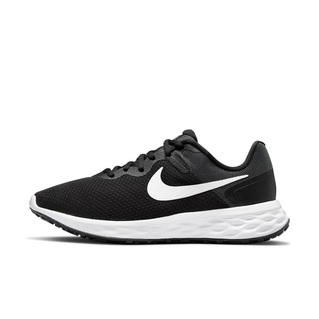 Nike Women's W Revolution 6 Nn Sneaker, Black White Dk Smoke Grey Cool Grey, 10