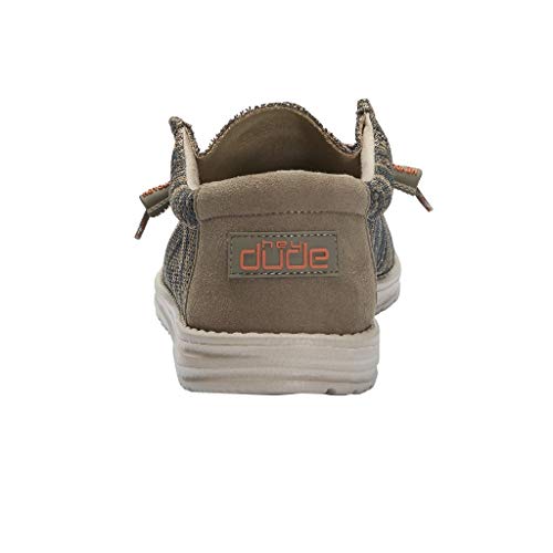 HEYDUDE Men's Wally Stretch | Men's Loafers | Men's Slip On Shoes | Comfortable & Light-Weight