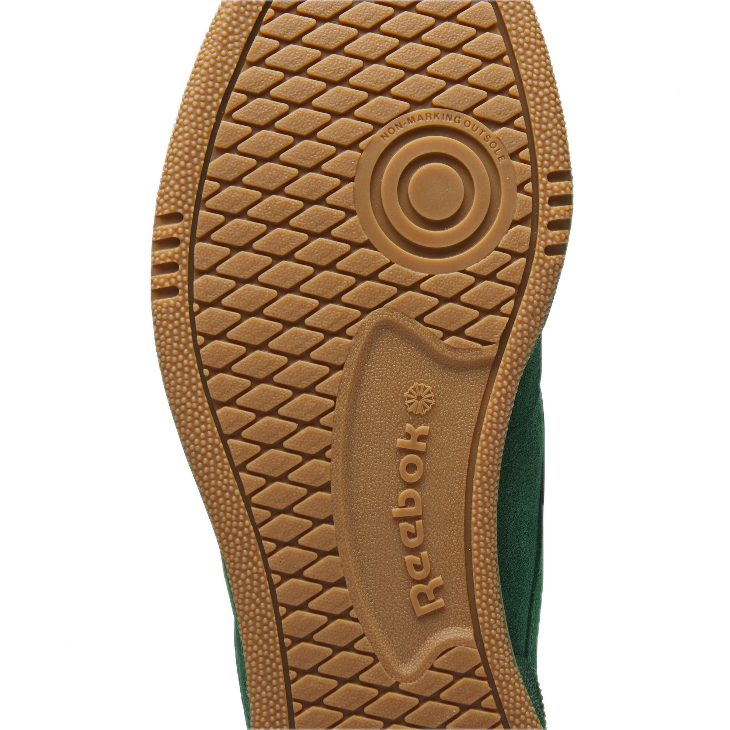 Reebok Unisex-Adult Club C 85,Dark Green/Footwear White/Reebok Lee 3,13 Women/11.5 Men