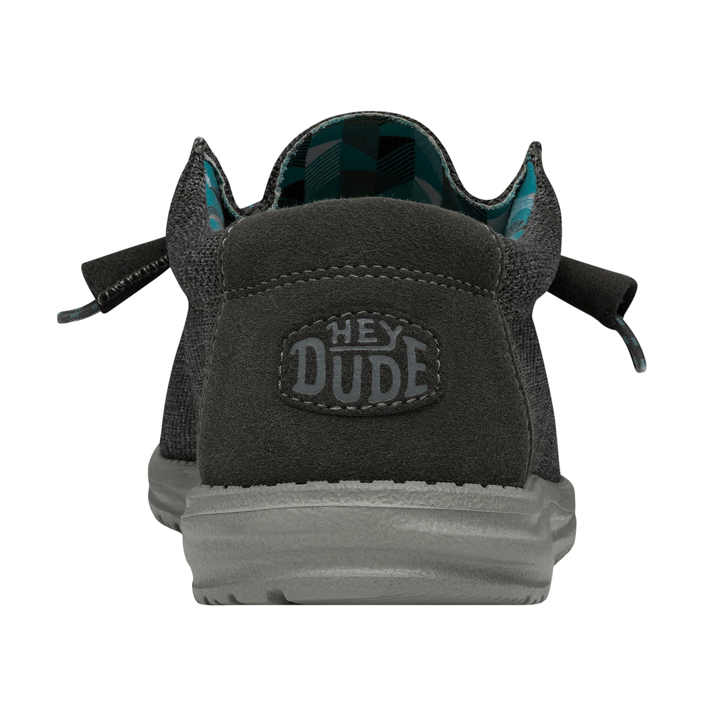 Hey Dude Men's Wally Sox | Men’s Shoes | Men's Lace Up Loafers | Comfortable & Light-Weight