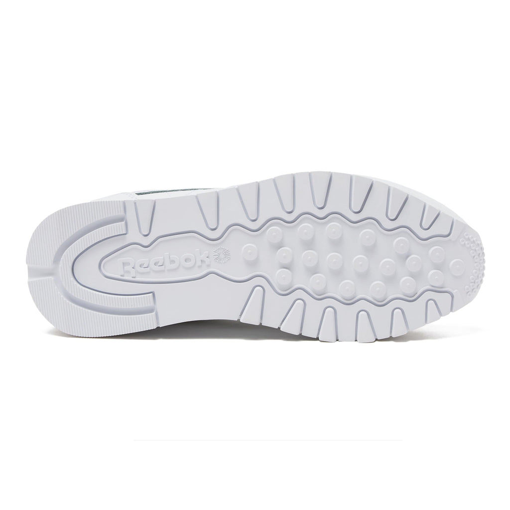 Reebok Classic Leather Sneakers for Men, Footwear White/Footwear White/Pure Grey3, 18.5