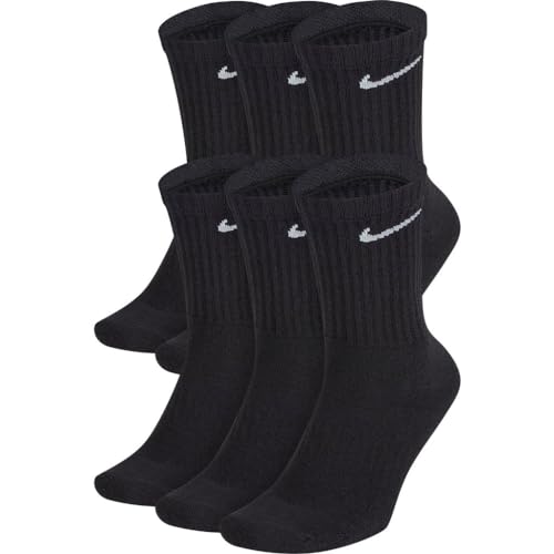 Nike unisex-adult Performance Cushion Crew Socks With Band (6 Pairs)