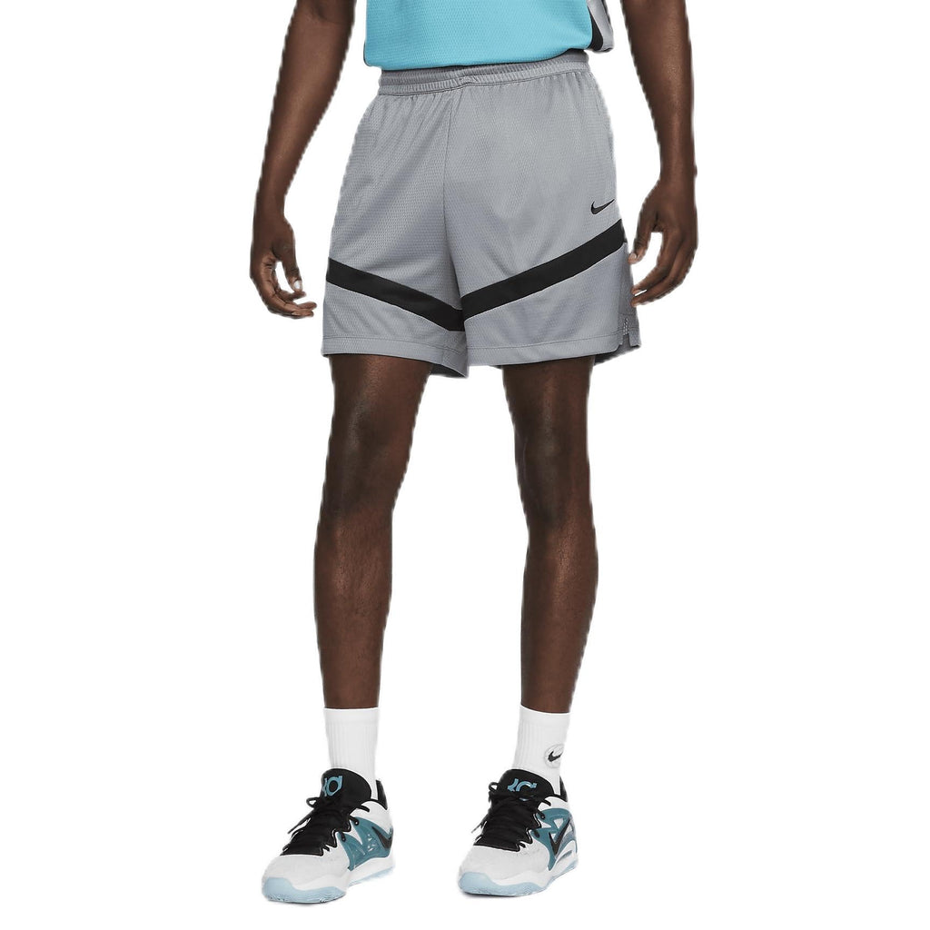 Nike Icon Men's Dri-FIT 6" Basketball Shorts (Cool Grey/Cool Grey/Black/Black, FQ5527-065)