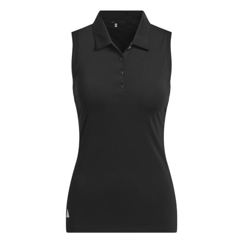 adidas Women's Ultimate365 Solid Sleeveless Polo Shirt