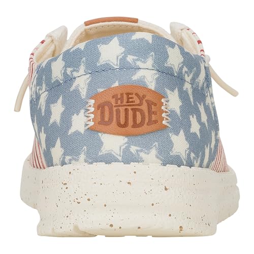 HEYDUDE Women's Wendy Americana/Patriotic Loafer
