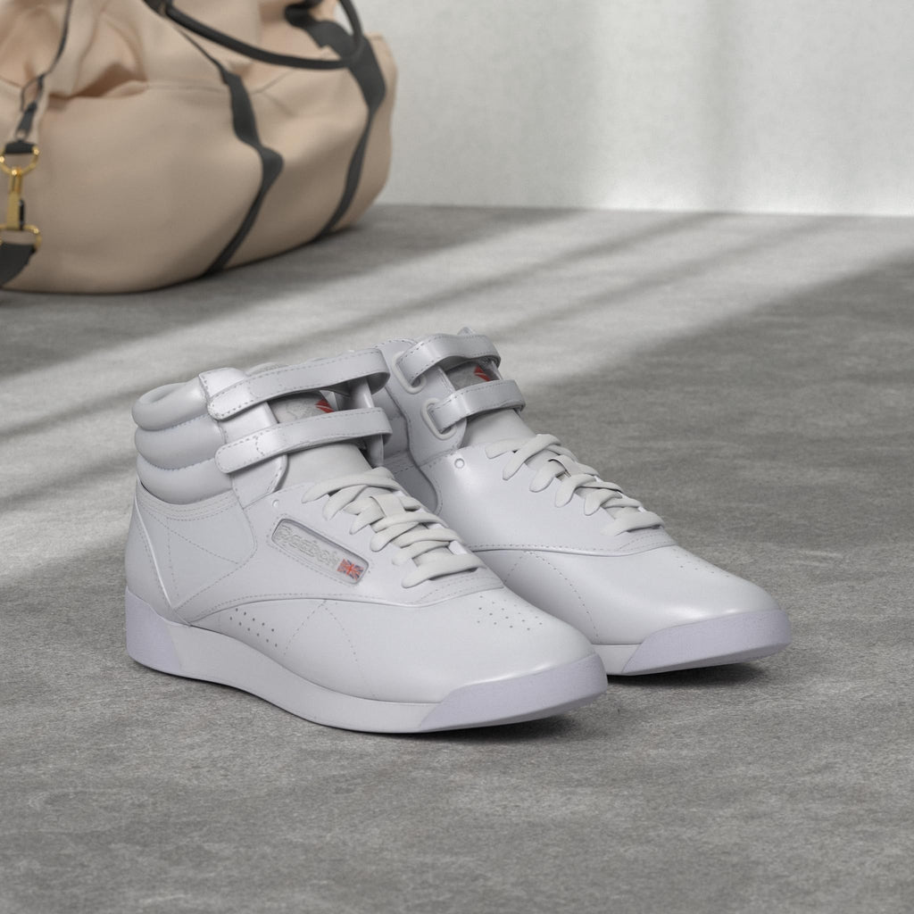 Reebok Women's Freestyle Hi High Top Casual Sneakers