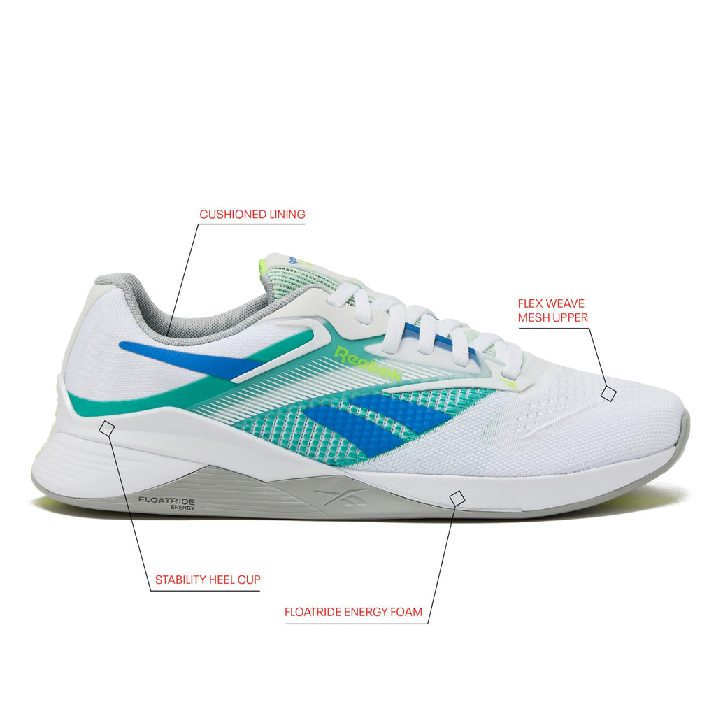 Reebok Nano X4 Mens Shoes, Cross Training Gym Sneakers for Men