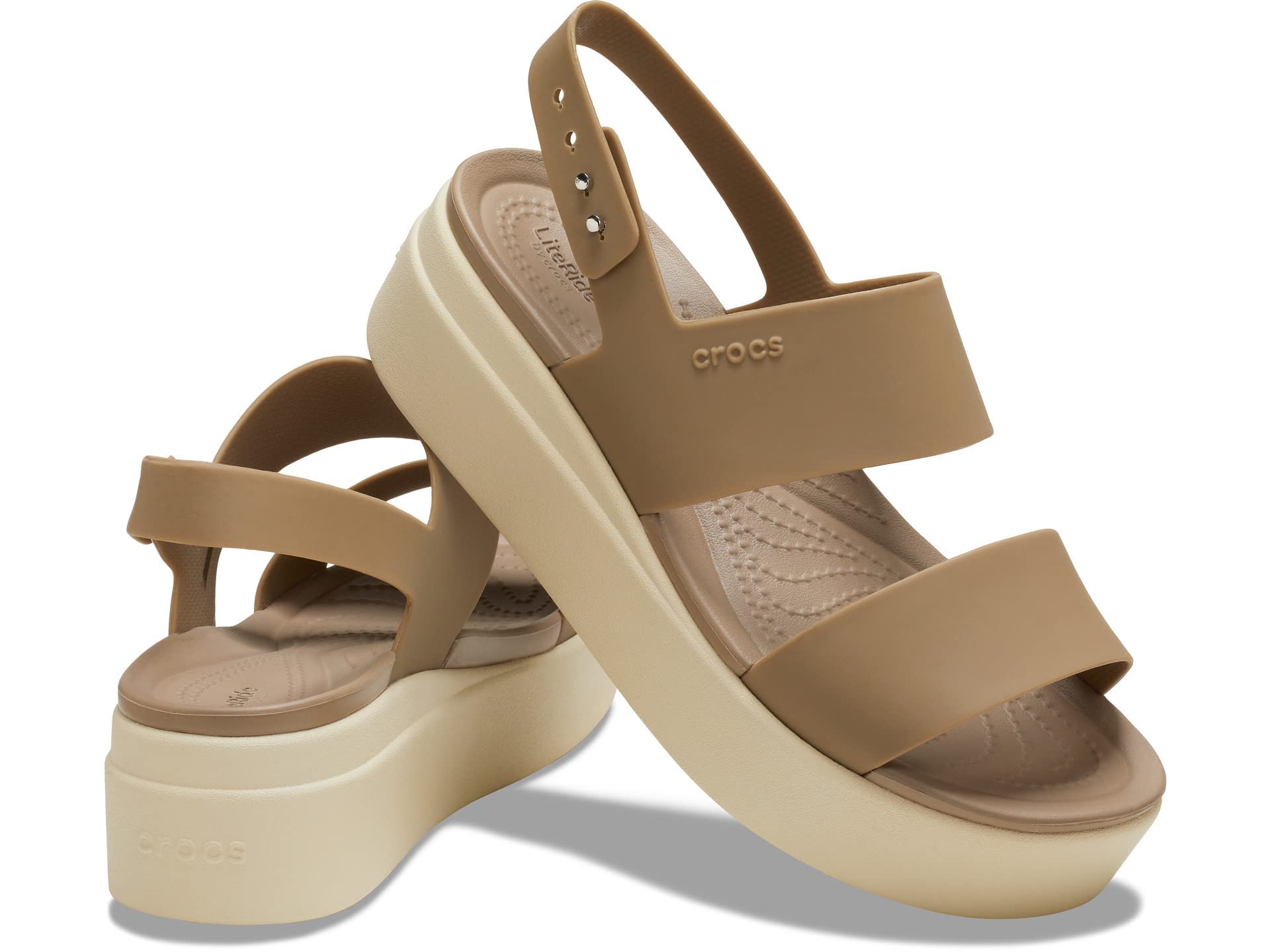 Crocs Women's Brooklyn Low Wedge Sandals