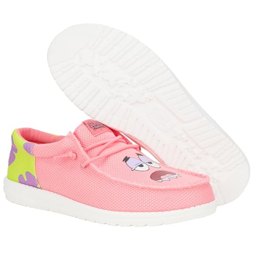 HEYDUDE X Spongebob, Men's Slip-on Loafers, Comfortable & Light-Weight